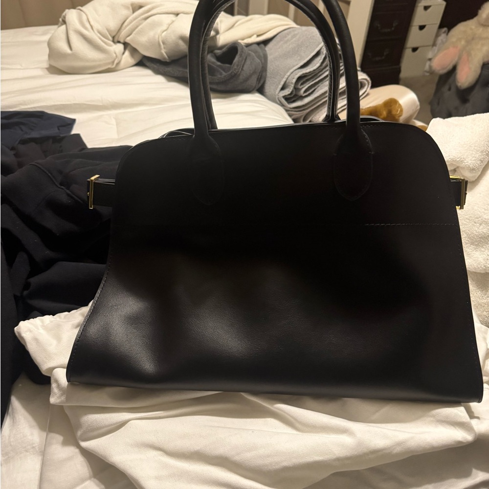 Large Handmade leather commuter bag